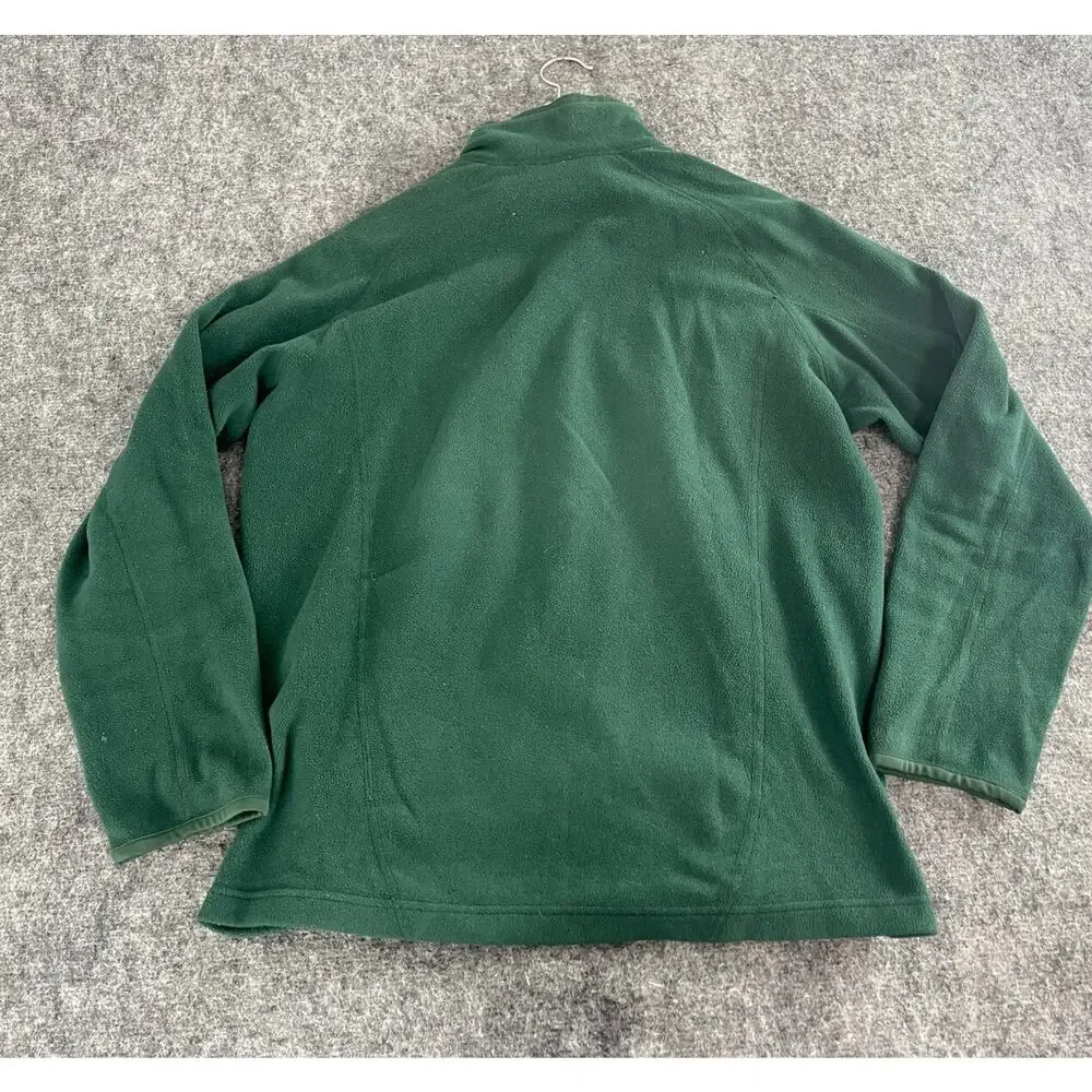Kathmandu Sweater Mens Medium Quarter Zip Fleece Jacket Green Pullover N197